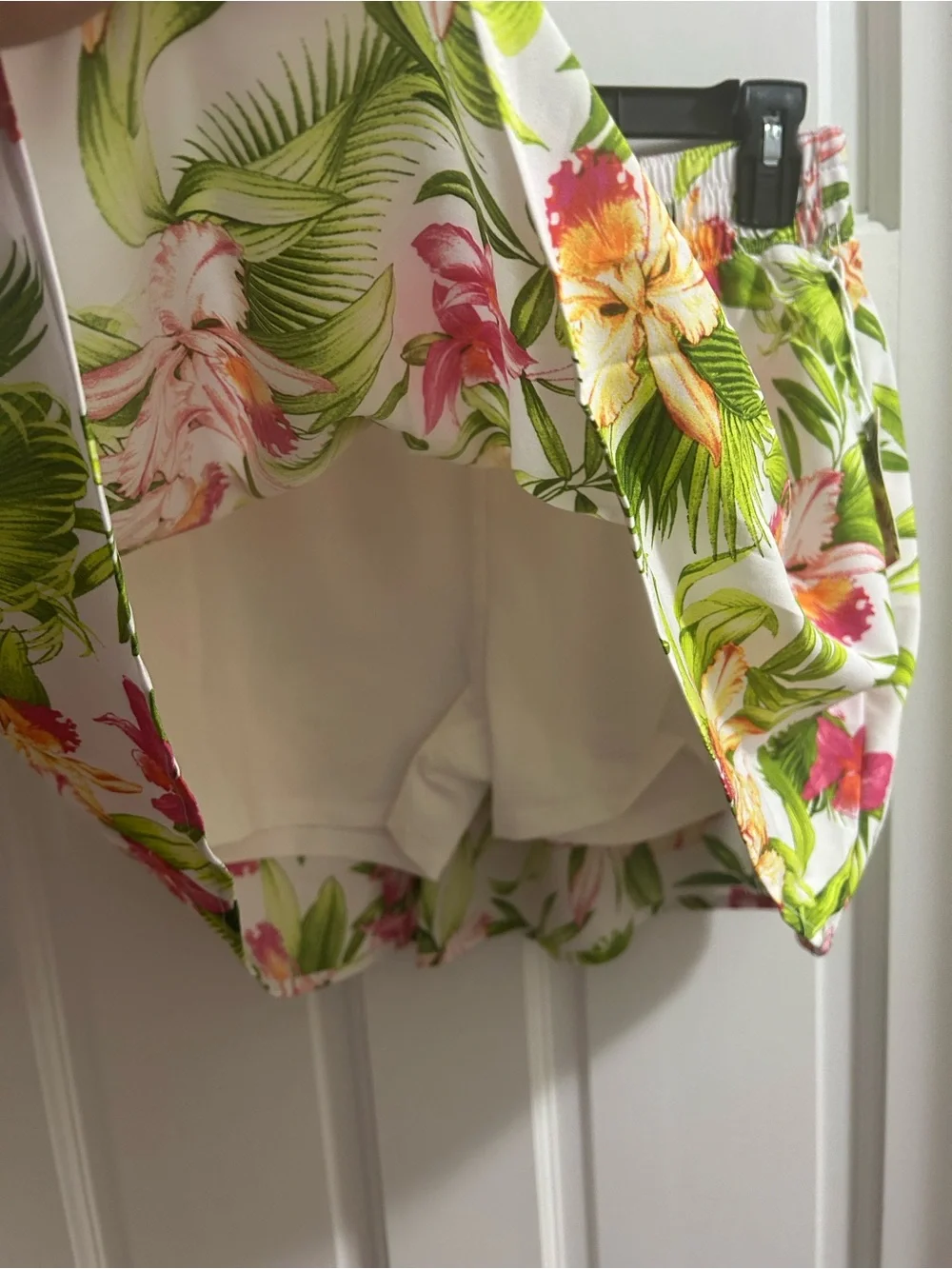NWT Tommy Bahama skort Tropical Floral Elastic Waist Skirt women’s small